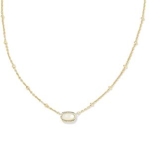 Kendra Scott Gold and White Dainty Necklace Collection